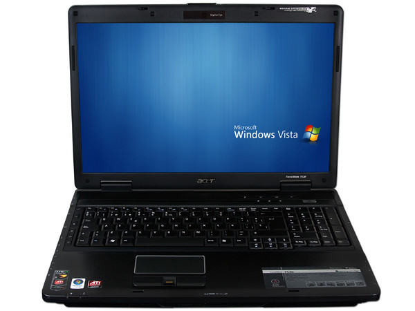Laptop Acer TravelMate 7530-5345:
Procesador AMD Turion X2 DC RM-70 (2.0 GHz),
Memoria de 2GB DDR II, Disco Duro de 250GB,
Pantalla de 17