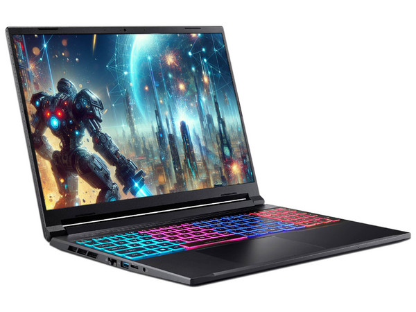 Laptop Acer Nitro V 16S AI:
Procesador AMD Ryzen 7 260 (hasta 5.1 GHz),
Memoria de 32GB DDR5,
SSD de 1TB,
Pantalla de 16