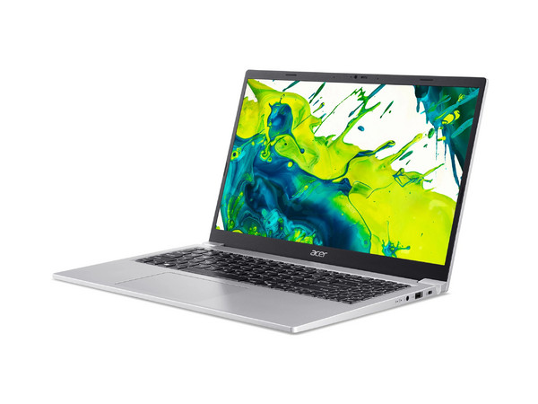 Laptop Acer Aspire Lite 15:
Procesador Intel Core 3 N350 (hasta 3.9 GHz),
Memoria de 8GB DDR4,
SSD de 128GB,
Pantalla de 15.6