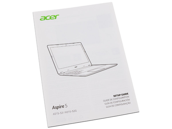 Laptop Acer Aspire 5 A515-52-77NQ:
Procesador Intel Core i7 8565U (hasta 4.60 GHz),
Memoria de 12GB DDR4,
Disco Duro de 1TB,
Pantalla de 15.6