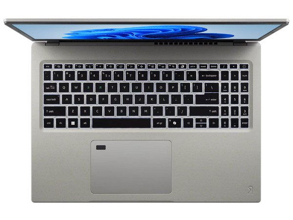 Laptop Acer Aspire Vero 16: 
Procesador Intel Core Ultra 5 125U (hasta 4.3 GHz), 
Memoria de 8GB DDR5, 
SSD de 512GB, 
Pantalla de 16