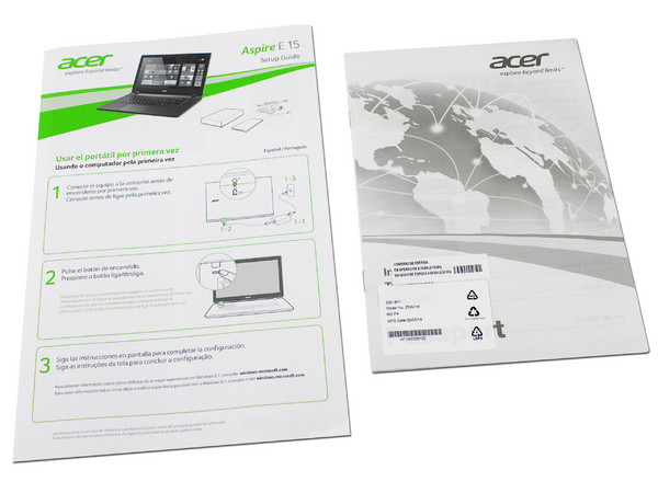 Laptop Acer ES1 (ES1-511-C4TC):
Procesador Intel Celeron N2830 (hasta 2.41 GHz),
Memoria de 2 GB DDR3, D.D. de 500 GB,
Pantalla LED de 15.6