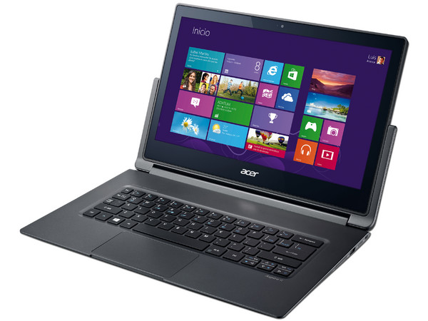 Laptop Acer Aspire R7-371T-50XQ:
Procesador Intel Core i5 4210U (hasta 2.7 GHz),
Memoria de 4GB LPDDR3,
SSD de 128GB,
Pantalla de 13.3