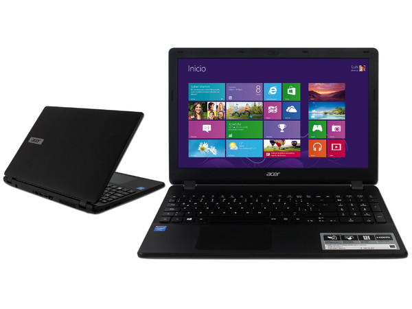 Laptop Acer ES1 (ES1-512-C28V):
Procesador Intel Celeron N2840 (hasta 2.58 GHz),
Memoria de 2 GB DDR3L, D.D. de 500 GB,
Pantalla LED de 15.6