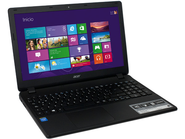 Laptop Acer ES1 (ES1-512-C28V):
Procesador Intel Celeron N2840 (hasta 2.58 GHz),
Memoria de 2 GB DDR3L, D.D. de 500 GB,
Pantalla LED de 15.6