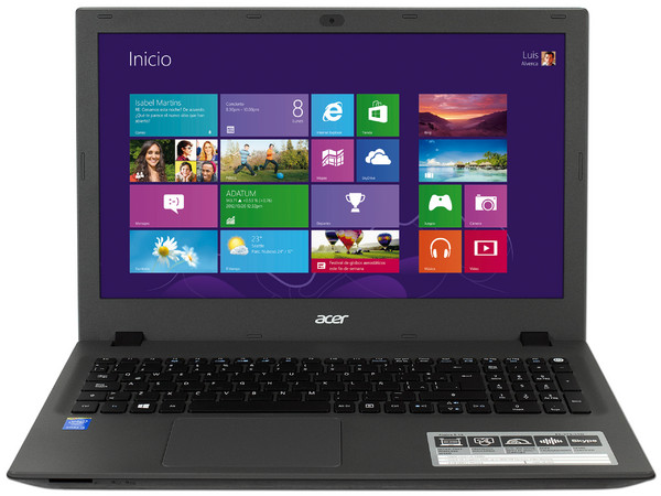 Laptop Acer Aspire E5-573-518J:
Procesador Intel Core i5 5200U (hasta 2.7 GHz),
Memoria de 8GB DDR3L, D.D. de 1TB,
Video Intel HD Graphics 5500, Pantalla LED de 15.6’’,
Red 802.11ac, DVD±R/RW DL,
Windows 8.1 (64 Bits).