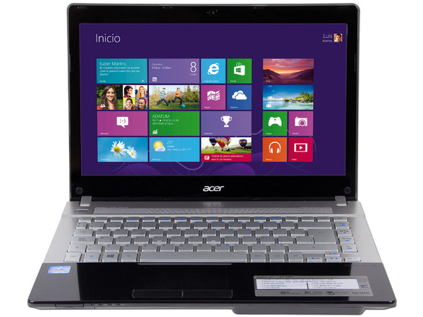 Laptop Acer Aspire V3-471-6885: 
Procesador Intel Core i5-3210M (2.5 GHz) 3ra Generación,
Memoria de 6 GB DDR3, Disco Duro 1 TB, 
Pantalla HD LED de 14