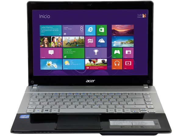 Laptop Acer Aspire V3-471-6867:
Procesador Intel Core i5-3210M (hasta 3.1 GHz) 3ra Generación,
Memoria de 4 GB DDR3, D.D. de 750 GB,
Pantalla LED 14