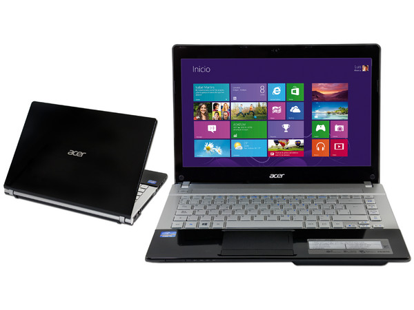 Laptop Acer Aspire V3-471-6867:
Procesador Intel Core i5-3210M (hasta 3.1 GHz) 3ra Generación,
Memoria de 4 GB DDR3, D.D. de 750 GB,
Pantalla LED 14