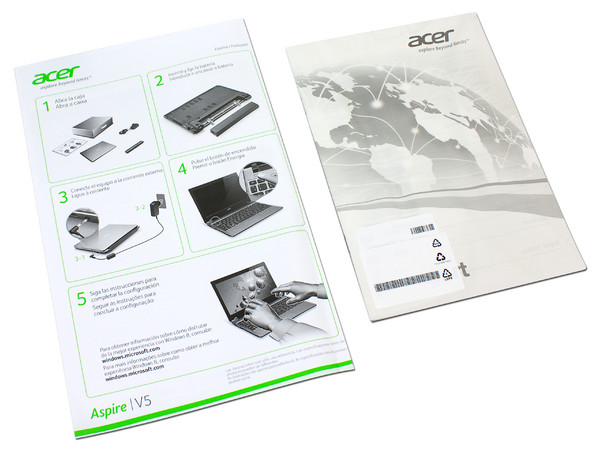Laptop Acer Aspire V5-121-0869:
Procesador AMD C-70 (1.2 GHz),
Memoria de 2 GB DDR3, D.D. de 500 GB,
Pantalla LED de 11.6