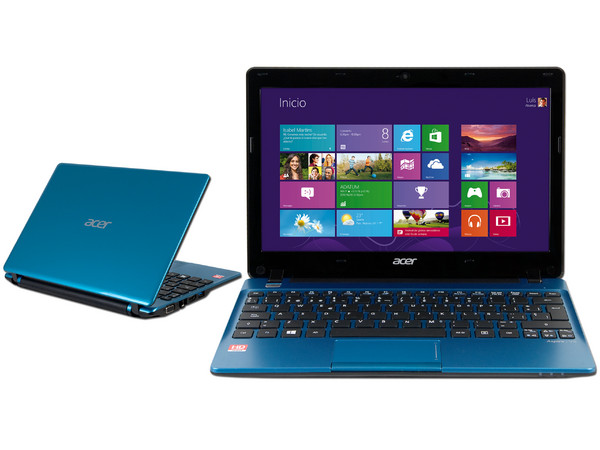 Laptop Acer Aspire V5-121-0869:
Procesador AMD C-70 (1.2 GHz),
Memoria de 2 GB DDR3, D.D. de 500 GB,
Pantalla LED de 11.6