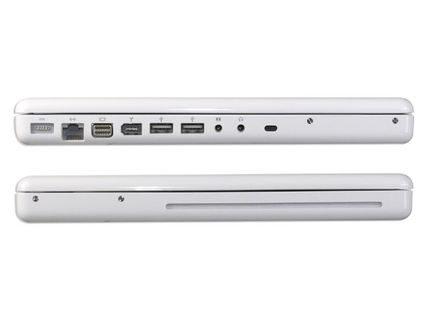 MacBook Apple:
Procesador Intel Core 2 Duo a 2.13GHz,
Memoria de 2GB DDR II, Disco Duro de 160GB,
Pantalla de 13.3