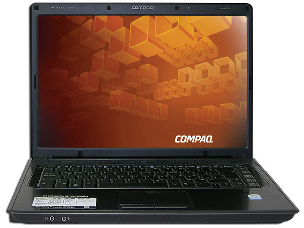 Portátil Compaq Presario C702LA,
Procesador Intel Celeron M 530 (1.73 GHz),
Memoria 512MB DDRII, Pantalla TFT/WXGA de 15.4