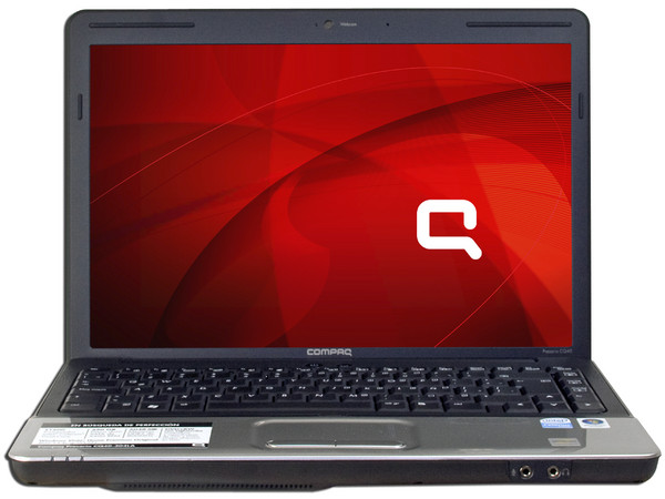 Portátil Compaq Presario CQ40-304LA,
Procesador Intel Celeron DualCore T1600 (1.66GHz),
Memoria 2 GB DDRII, Pantalla WXGA de 14.1