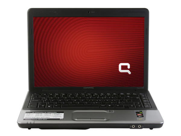 Portátil Compaq Presario CQ40-320LA,
Procesador AMD Sempron SI-42, (2.1 GHz),
Memoria 1 GB DDRII, Pantalla WXGA de 14.1