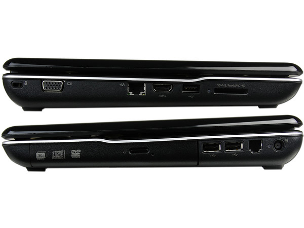 Laptop Compaq Presario CQ41-221LA:
Procesador AMD Sempron M120 (2.1 GHz),
Memoria de 1GB DDR II, Disco Duro de 250GB,
Pantalla de 14.1