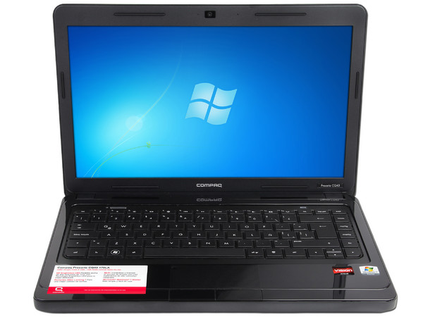 Laptop Compaq Presario CQ43-170LA:
Procesador AMD E-240 (1.5GHz),
Memoria de 1GB DDR3, Disco Duro de 320GB,
Pantalla LED de 14