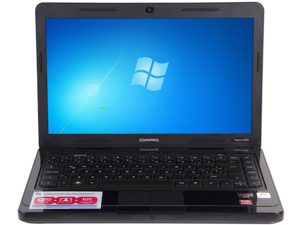 Laptop Compaq Presario CQ43-305LA:
Procesador AMD E-300 (1.3GHz),
Memoria de 2GB DDR3, Disco Duro de 500GB,
Pantalla LED de 14