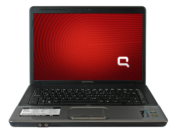 Portátil Compaq Presario CQ50-103LA,
Procesador AMD Athlon X2 QL-60 (1.9GHz),
Memoria 2GB DDR2, Pantalla TFT/WXGA de 15.4