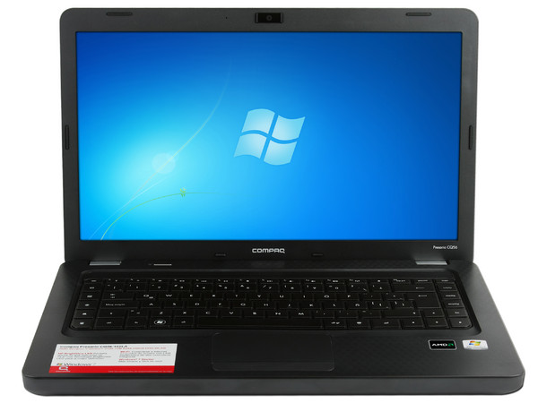 Laptop Compaq Presario CQ56-102LA:
Procesador AMD V140 (2.30 GHz),
Memoria de 1GB DDR3, Disco Duro de 250GB,
Pantalla de 15.6