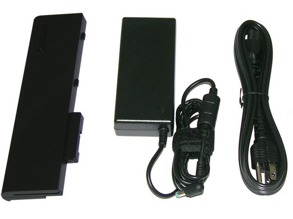 Portátil Compaq Presario F502LA,
Procesador Mobile AMD Sempron 3400+ (1.8 GHz),
Memoria 256 MB DDRII, Pantalla TFT/WXGA de 15.4