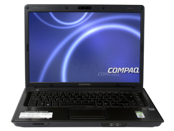 Portátil Compaq Presario F754LA,
Procesador Mobile AMD Sempron 3600+ (2.0 GHz),
Memoria 1GB DDRII, Pantalla 15.4