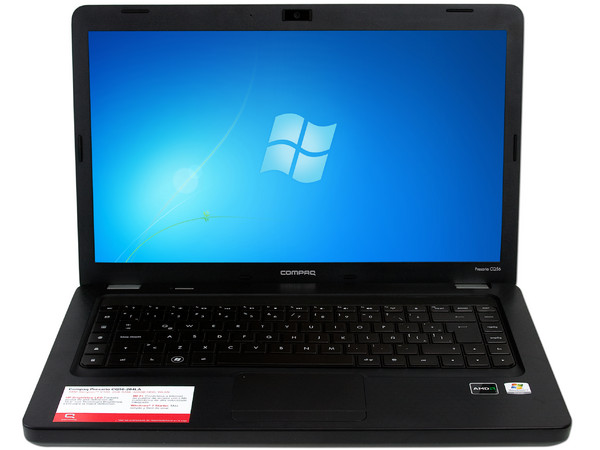 Laptop Compaq Presario CQ56-204LA:
Procesador AMD V160 (2.4 GHz),
Memoria de 2GB DDR3, Disco Duro de 320GB,
Pantalla LED de 15.6
