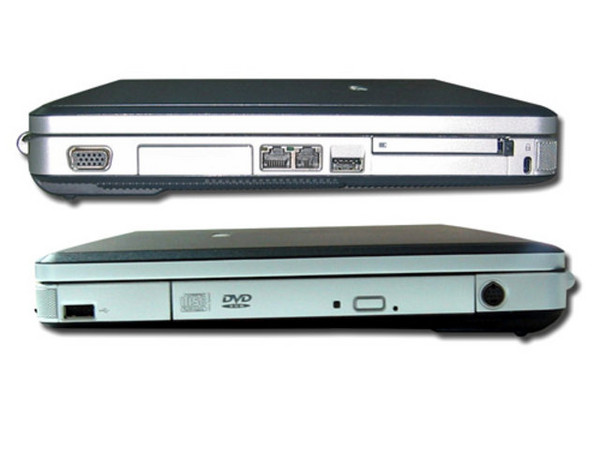 Portátil Compaq Presario V2415LA,
Procesador AMD Mobile Sempron 3000+ (1.8 GHz),
Memoria de 256MB DDR, Pantalla de 14