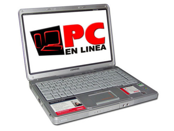 Portátil Compaq Presario V2417LA,
Procesador AMD Mobile Sempron 3000+ (1.8 GHz),
Memoria de 512MB DDR, Pantalla de 14