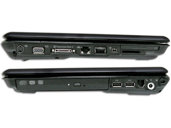 Portátil Compaq Presario V3117LA,
Procesador Mobile AMD Sempron 3400+ (1.8GHz),
Memoria de 512 MB DDR2, Pantalla de 14.1