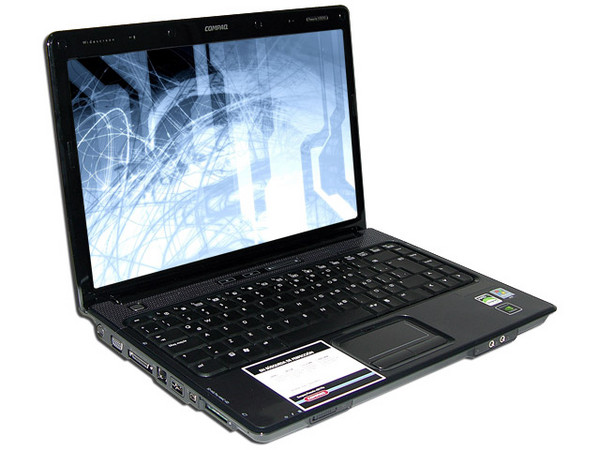 Portátil Compaq Presario V3217LA,
Procesador Mobile AMD Sempron 3400+ (1.8 GHz),
Memoria 512 MB DDRII, Pantalla TFT/WXGA de 14.1