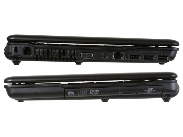 Portátil HP Compaq 515:
Procesador AMD Athlon X2 QL-64, (2.1GHz),
Memoria de 1GB DDR II, Disco Duro de 160GB,
Pantalla de 14
