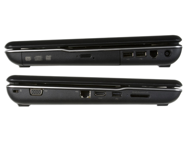 Laptop Compaq Presario CQ40-621LA:
Procesador AMD Sempron SI-42 (2.1 GHz),
Memoria de 1GB DDR II, Disco Duro de 250GB,
Pantalla de 14.1