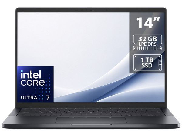 Laptop DELL Pro 14 Premium:
Procesador Intel Core Ultra 7 365 (hasta 4.8 GHz),
Memoria de 32GB LPDDR5,
SSD de 1TB,
Pantalla de 14