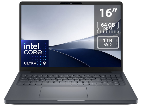 Laptop DELL Pro Max 16 Plus:
Procesador Intel Core Ultra 9 285HX (hasta 5.5 GHz),
Memoria de 64GB DDR5,
SSD de 1TB,
Pantalla de 16