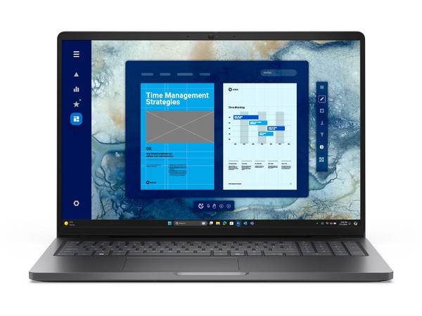 Laptop DELL Pro 16:
Procesador Intel Core 5 120U (hasta 5 GHz),
Memoria de 16GB DDR5,
SSD de 512GB,
Pantalla de 16