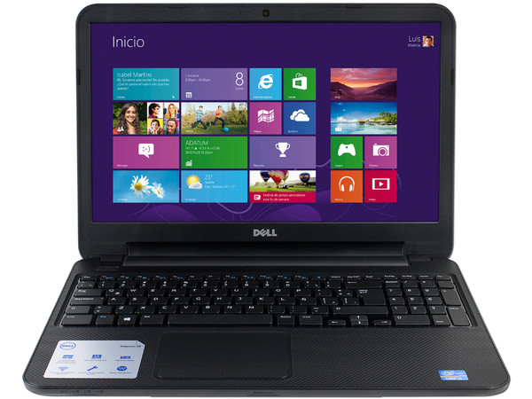 Laptop Dell Inspiron 15:
Procesador Intel Core i3-3217U (1.8 GHz) 3era Generación,
Memoria de 4 GB DDR3, Disco Duro de 500 GB,
Pantalla LED de 15.6