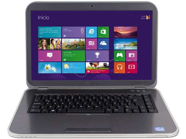 Laptop Dell Inspiron 15R I15SI73632:
Procesador Intel Core i7-3632QM (2.2 GHz) 3ra Generación,
Memoria de 6GB DDR3, D. D. de 750 GB,
Pantalla de 15.6