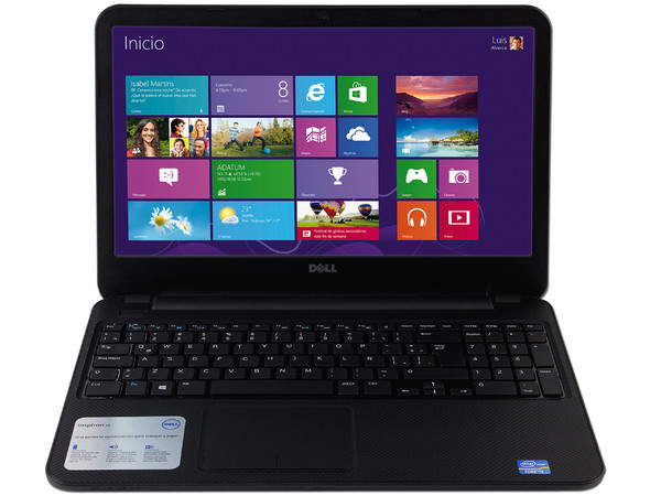 Laptop Dell Inspiron 15:
Procesador Intel Core i3-3227U (1.9 GHz) 3era Generación,
Memoria de 4 GB DDR3, D. D. de 500 GB,
Pantalla LED de 15.6