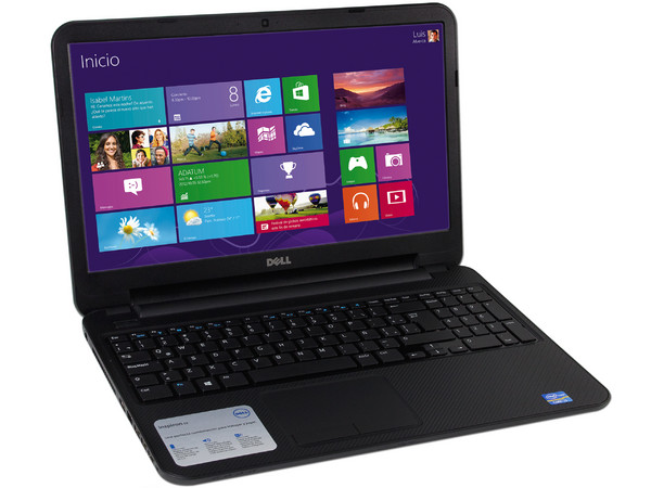 Laptop Dell Inspiron 15:
Procesador Intel Core i3-3227U (1.9 GHz) 3era Generación,
Memoria de 4 GB DDR3, D. D. de 500 GB,
Pantalla LED de 15.6