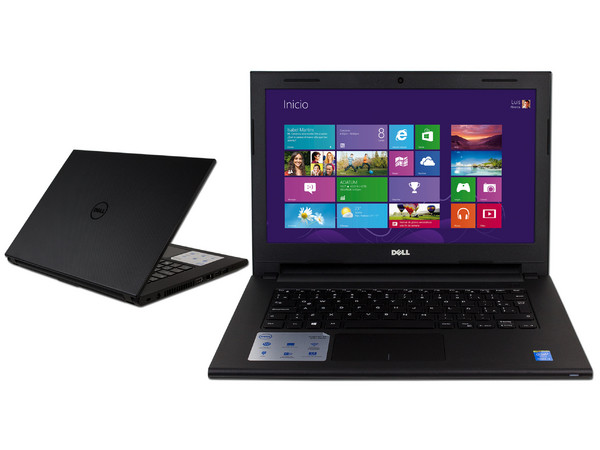 Laptop DELL Inspiron 14-3442:
Procesador Intel Core i3-4005U (1.7 GHz),
Memoria de 4 GB DDR3L, D.D. de 500 GB,
Pantalla LED de 14