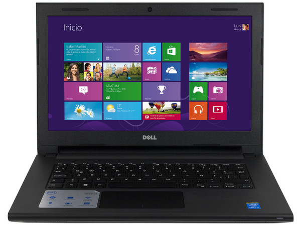 Laptop DELL Inspiron 14-3443:
Core i5 5200U (hasta 2.7 GHz),
Memoria de 4GB DDR3L,
Disco Duro de 1TB,
Pantalla de 14
