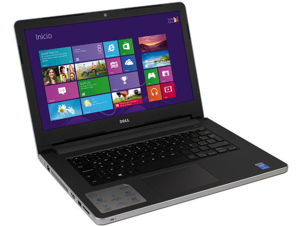 Laptop DELL INSPIRON 14-5458 :
Procesador Intel Core i5-5200U (hasta 2.7 GHz),
Memoria de 4 GB DDR3L, D. D. de 1TB,
Pantalla LED de 14