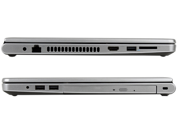 Laptop DELL INSPIRON 15-5459:
Procesador Intel Core i5-6200U (hasta 2.8GHz),
Memoria de 8 GB DDR3L, D.D. de 1TB,
Pantalla de 14