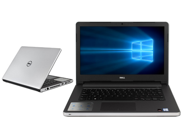 Laptop DELL INSPIRON 15-5459:
Procesador Intel Core i5-6200U (hasta 2.8GHz),
Memoria de 8 GB DDR3L, D.D. de 1TB,
Pantalla de 14