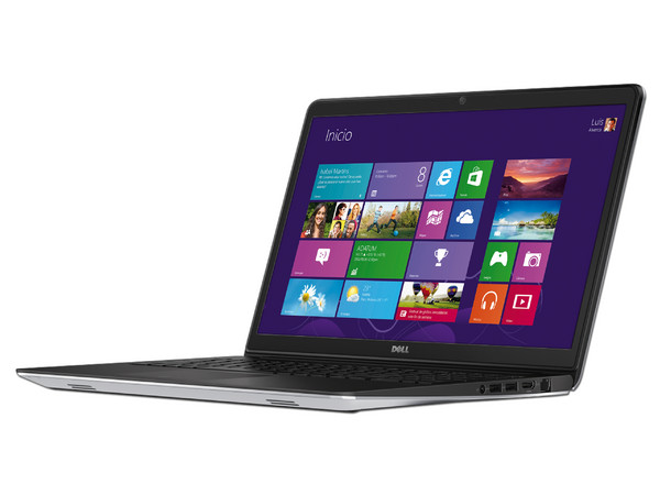 Laptop DELL Inspiron 15:
Procesador Intel Core i5-4210U  (hasta 2.7 GHz) 4ta Gen.,
4 GB DDR3L, D. D. de 500 GB,
Pantalla LED Multi Touch de 15.6