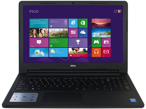 Laptop DELL INSPIRON 15-3558 :
Procesador Intel Core i5-5200U (hasta 2.7 GHz) 5ta Gen.,
Memoria de 4 GB DDR3, D. D. de 1TB,
Pantalla LED de 15.6