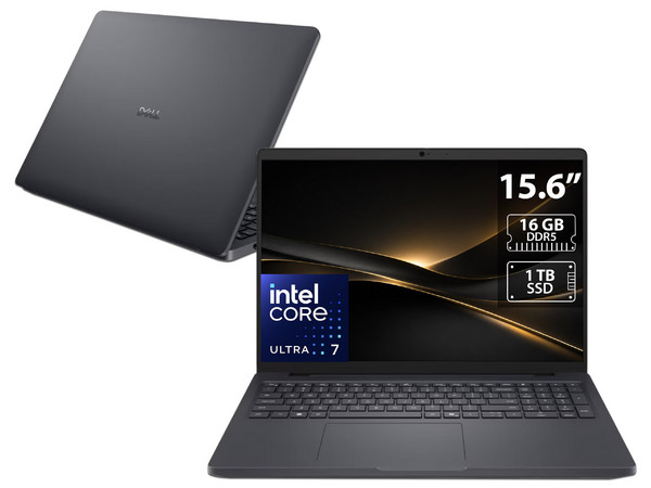Laptop DELL Inspiron LD15260: 
Procesador Intel Core Ultra 7 255U (hasta 5.2 GHz), 
Memoria de 16GB DDR5, 
SSD de 1TB, 
Pantalla de 15.6