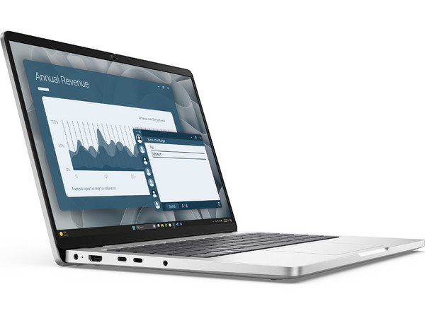 Laptop DELL Pro 14: 
Procesador AMD Ryzen AI 5 340 (hasta 4.8 GHz), 
Memoria de 16GB DDR5, 
SSD de 512GB, 
Pantalla de 14