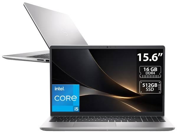 Laptop DELL DC15250:
Procesador Intel Core i5 1334U (hasta 4.6 GHz),
Memoria de 16GB DDR4,
SSD de 512GB,
Pantalla de 15.6